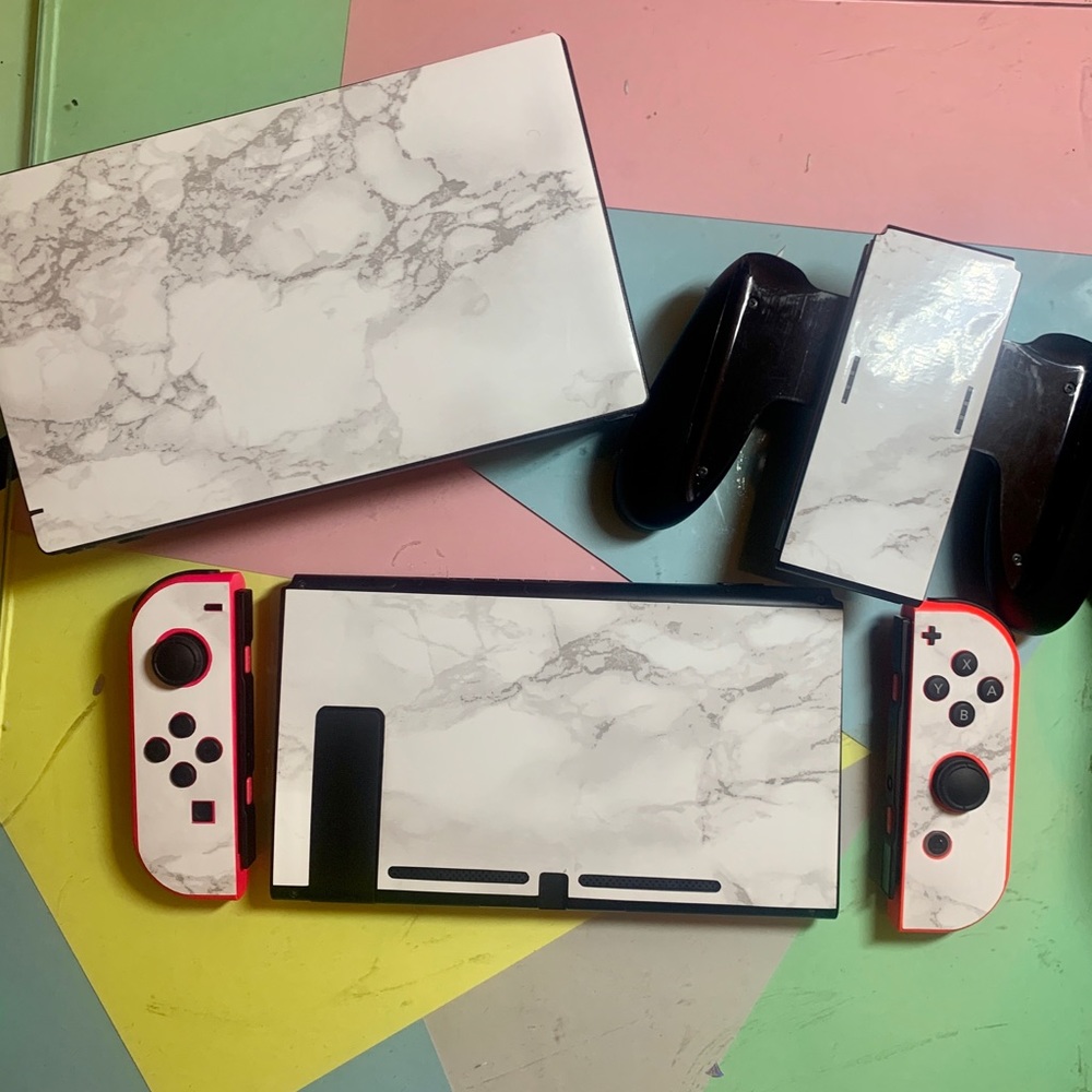 Marble Nintendo Switch Skin Decal Sticker